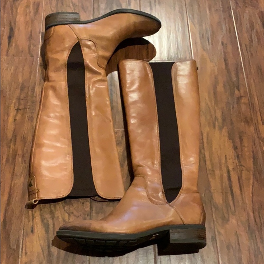 Sam Edelman Brown Cognac Riding Boots